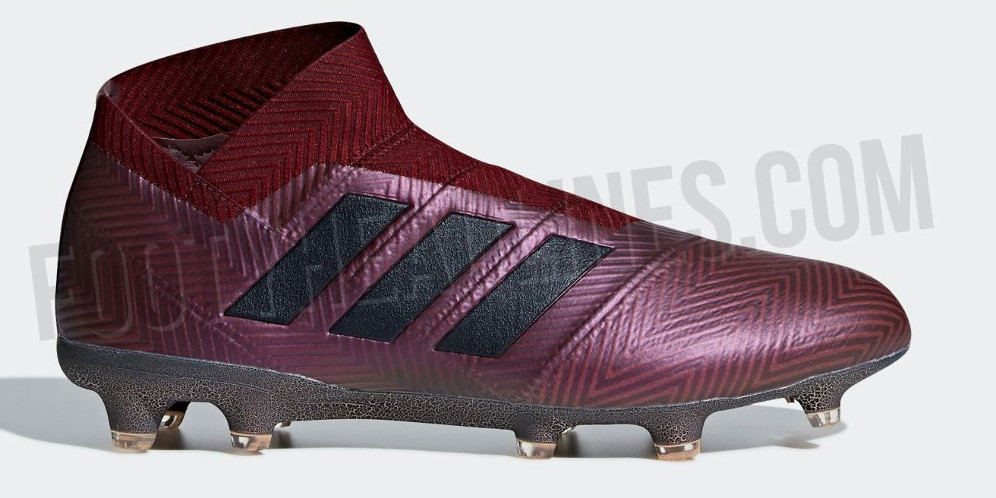 Eksotisnya Adidas Nemeziz 18+ 'Crazy Maroon'